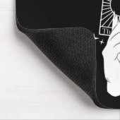 Psychic Af Funny New Age Occult Tarot Clairvoyant  マウスパッド (コーナー)