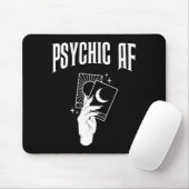 Psychic Af Funny New Age Occult Tarot Clairvoyant  マウスパッド (マウス)