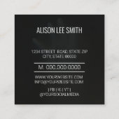 Psychic Medium Healer スクエア名刺 (裏面)