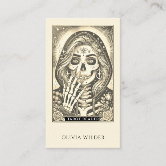 Psychic Tarot Reader 名刺 (正面)