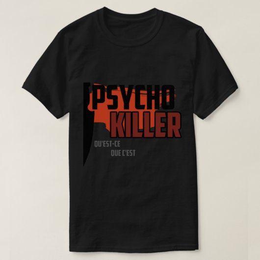 Psycho Killer - Talking Heads Essential T-Shirt Tシャツ (デザイン正面)