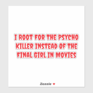 Psycho Killer Vs. Final Girl シール