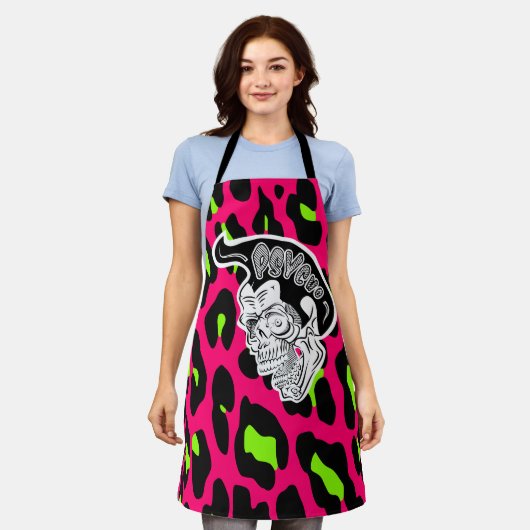 Psycho Shull エプロン (着用した状態)