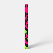 Psycho Skull Hot Pink Leopard Print Samsung Galaxyケース (左側面)