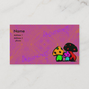 psychodelicきのこカード 名刺