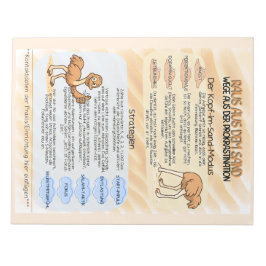 Psychoedukation Infoblatt Prokrastination ノートパッド