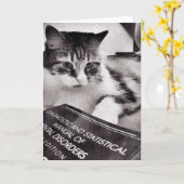 Psycholocatの空白のなメッセージカード カード (黄色い花)