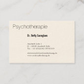 Psychologinnen  名刺 (正面)