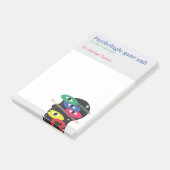 Psychologische Praxis bunte Haftnotizen ポストイット (アングル)