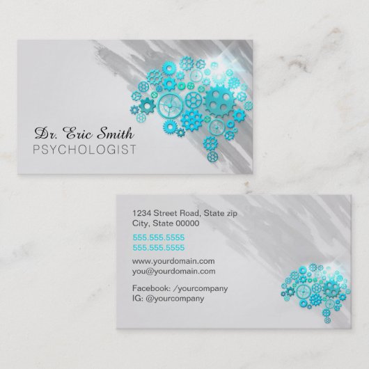 Psychologist Business Card 名刺 (正面/裏面)