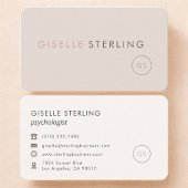 Psychologist Feminine Professional  名刺