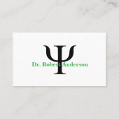Psychologist Green Tree  名刺 (裏面)