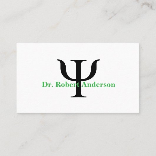 Psychologist Green Tree  名刺 (裏面)