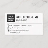 Psychologist Health Practice Logo 名刺 (正面)