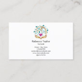 Psychologist Life Coach Tree of Life with Heart 名刺 (裏面)