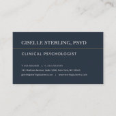 Psychologist Office Appointment Reminder 予約カード (正面)