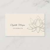 Psychologist, Therapist,Chic Lotus 名刺 (正面)