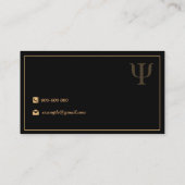 Psychology Business Card 名刺 (裏面)
