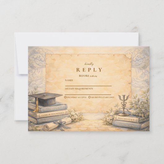 Psychology Graduation 出欠カード (正面)