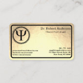 Psychology Psi Symbol Clinical Psychologist  名刺 (正面)