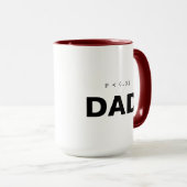 Psychology Statistics Mug | Significant Dad マグカップ (正面右)