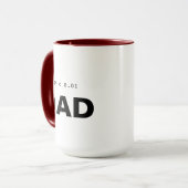 Psychology Statistics Mug | Significant Dad マグカップ (正面左)