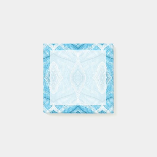 Psychomachia Blue Abstract Watercolor Art ポストイット (正面)