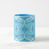 Psychomachia Blue Abstract Watercolor Art マグカップ (中央)