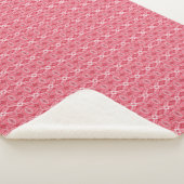 Psychomachia Light Red Abstract Watercolor Art シェルパブランケット (3/4)