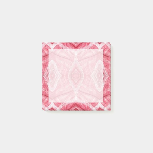 Psychomachia Light Red Abstract Watercolor Art ポストイット (正面)