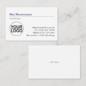 psychotherapie Logo  Visitenkarte 名刺 (正面/裏面)