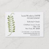 Psychotherapist Eucalyptus European  名刺 (正面)