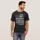 PsycHOTic Ammonia Refrigeration Technician Tシャツ (正面フル)