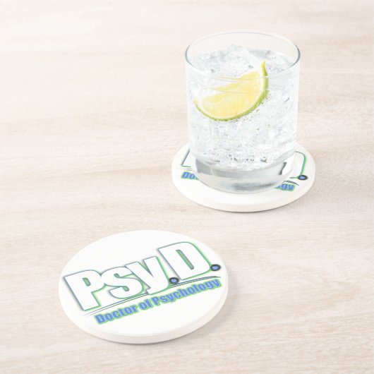 PSYd LOGO2心理学博士 コースター (側面)