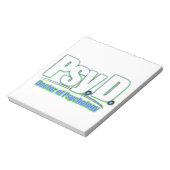 PSYd LOGO2心理学博士 ノートパッド (回転)
