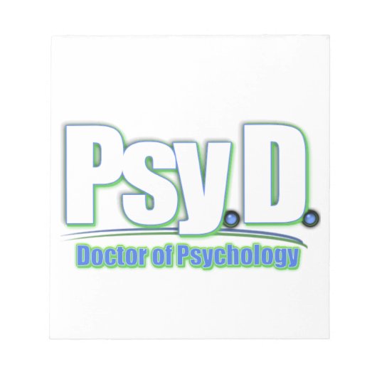 PSYd LOGO2心理学博士 ノートパッド (正面)