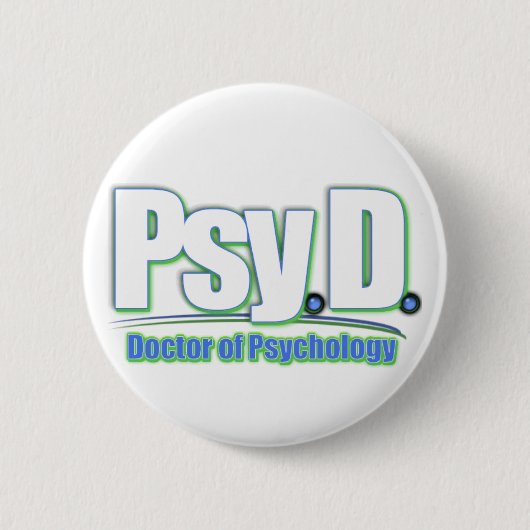 PSYd LOGO2心理学博士 缶バッジ (正面)