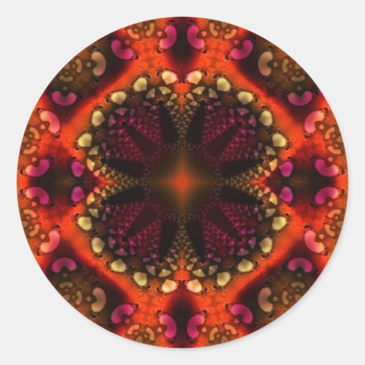 PSYDALAステッカー ラウンドシール (正面)