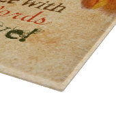 Psydefx : Gerbera Flower + Peacock Feather カッティングボード (角)