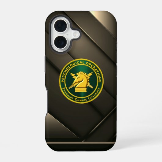 PSYOPS 心理戦 iPhone 16ケース (裏面)