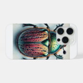 Psyrassa beetle 190924IREF251 - Watercolor iPhoneケース (裏面横)