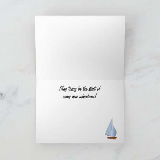 Ptからのオリンピックマウンテンズディファイアンス誕生日 カード (内部)