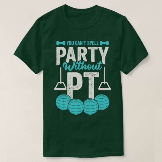 PTなしでパーティーを綴れない Tシャツ (デザイン正面)