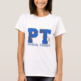 ptの茶色の青い水玉模様 tシャツ