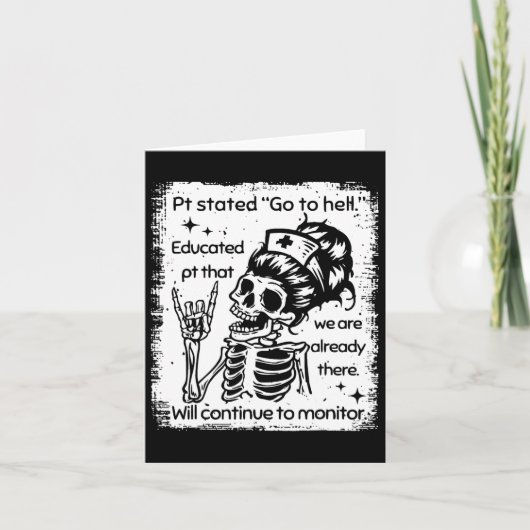 Ptは地獄に行く教育Pt我々はアレアであると述べた カード (正面)