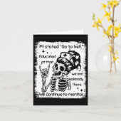 Ptは地獄に行く教育Pt我々はアレアであると述べた カード (黄色い花)