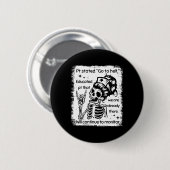 Ptは地獄に行く教育Pt我々はアレアであると述べた 缶バッジ (正面&裏面)
