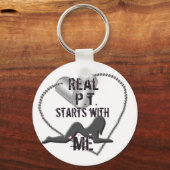 PTは私2から開始 キーホルダー (正面)