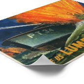 PTボート第2次世界大戦 ポスター (角)