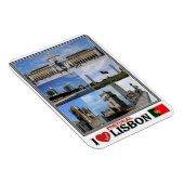 PTポルトガル – リスボン – I Love Mosaic - マグネット (右側)